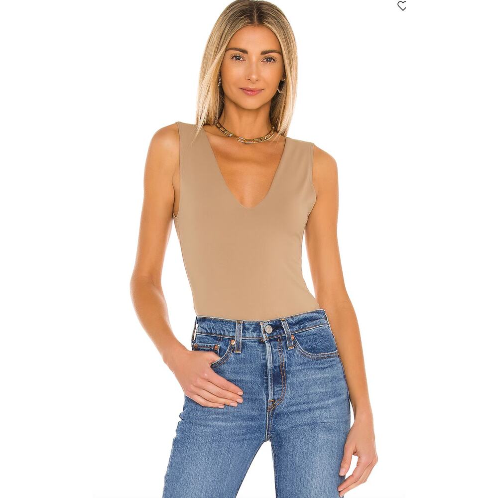 Free People Tan Bodysuit